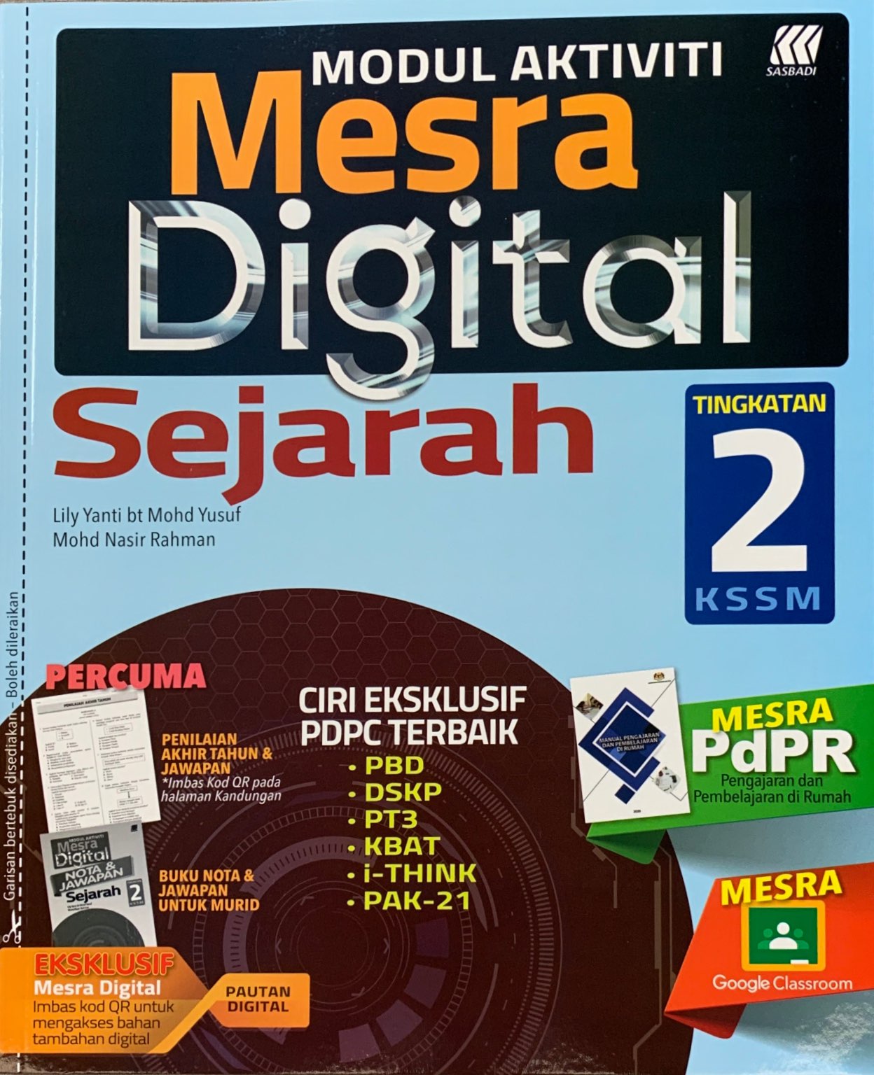 MODUL AKTIVITI MESRA DIGITAL SEJARAH TINGKATAN 2  No.1 Online