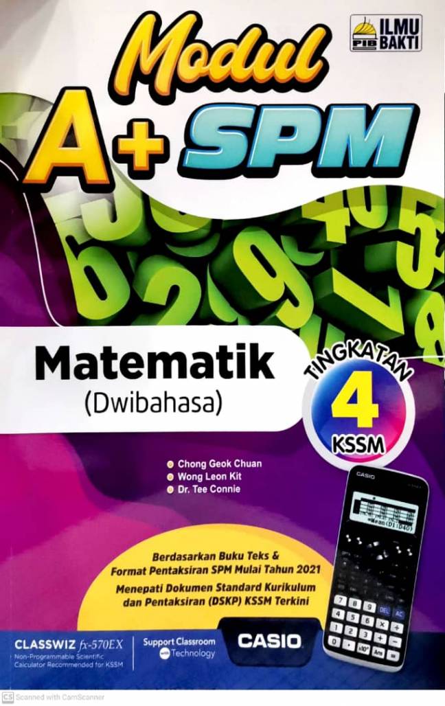 MODUL A+ SPM MATEMATIK DWIBAHASA TINGKATAN 4 KSSM  No.1 Online