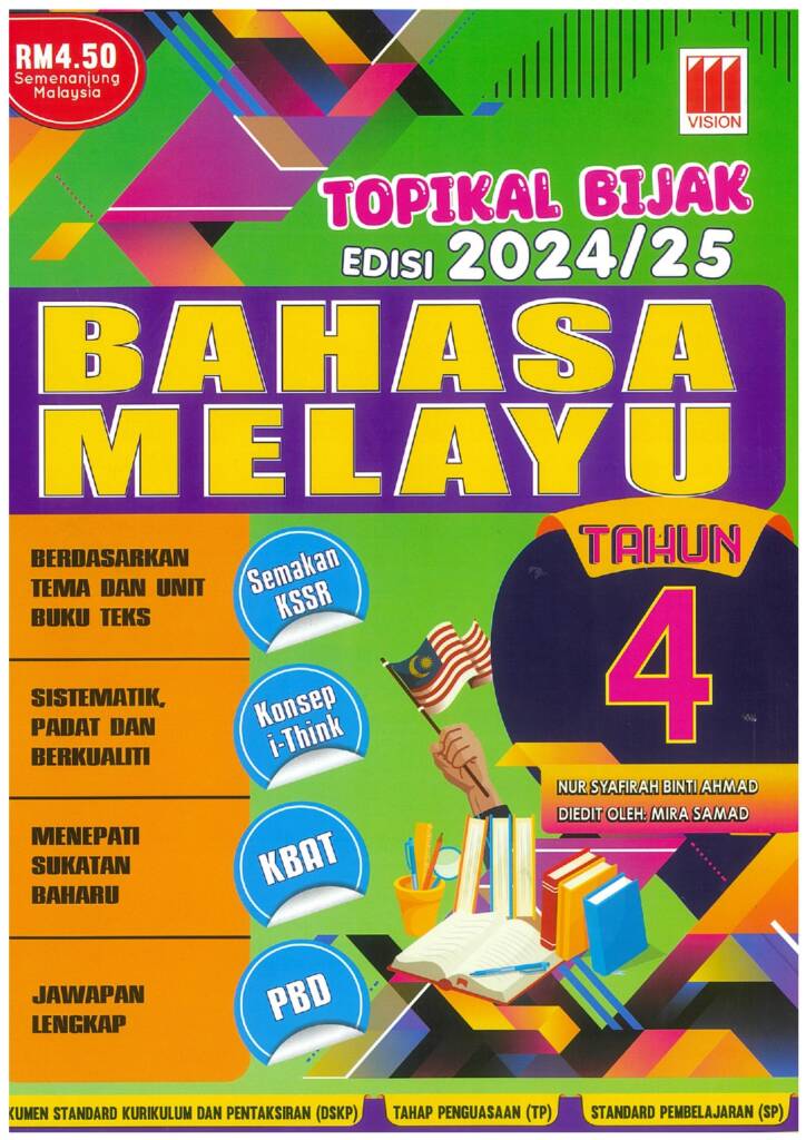 Buku Kerja Latihan Topikal Bijak Edisi Bahasa Melayu Tahun