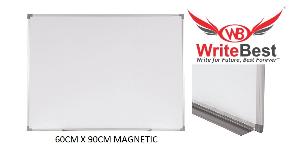 Writebest Single Sided Magnetic Whiteboard 60cm X 90cm No1 Online