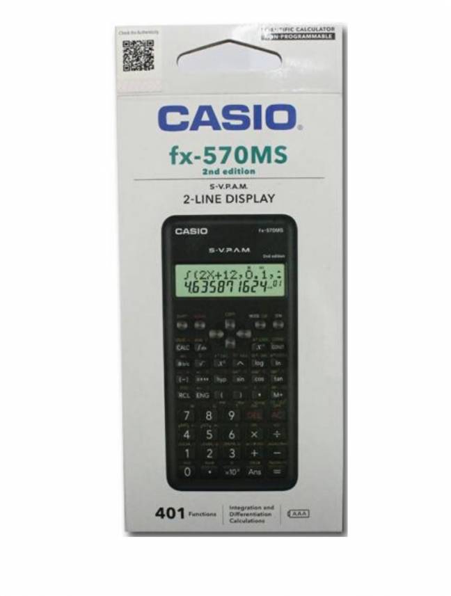 No.1 Online Bookstore & Educational Bookstore Malaysia_ CASIO Calculator FX-570MS