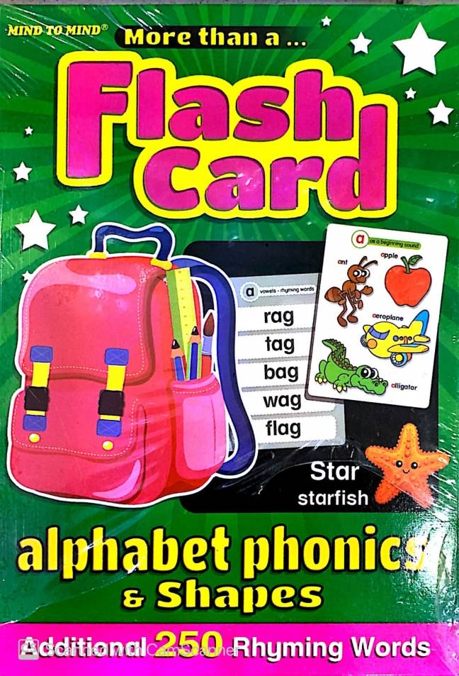 MORE THAN A FLASH CARD ALPHABET PHONICS & SHAPES