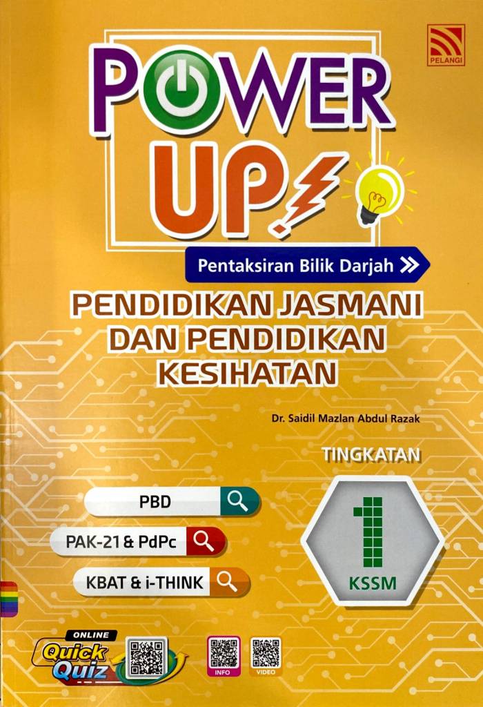 BUKU LATIHAN POWER UP 2021 PJPK TINGKATAN 1 - No.1 Online Bookstore