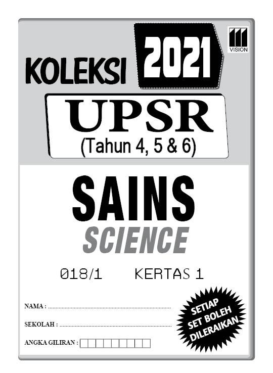 Buku Latihan Buku Kerja Koleksi Upsr 2021 Sains Kertas 1 Tahun 4 5 6 Dlp No 1 Online Bookstore Revision Book Supplier Malaysia