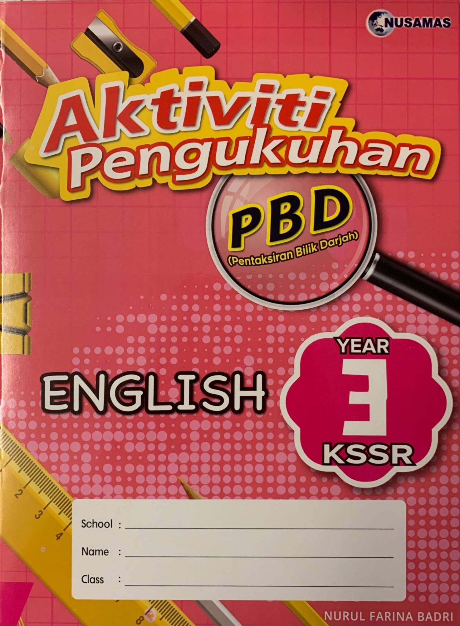 BUKU LATIHAN AKTIVITI PENGUKUHAN PBD ENGLISH YEAR 3 - No.1 ...