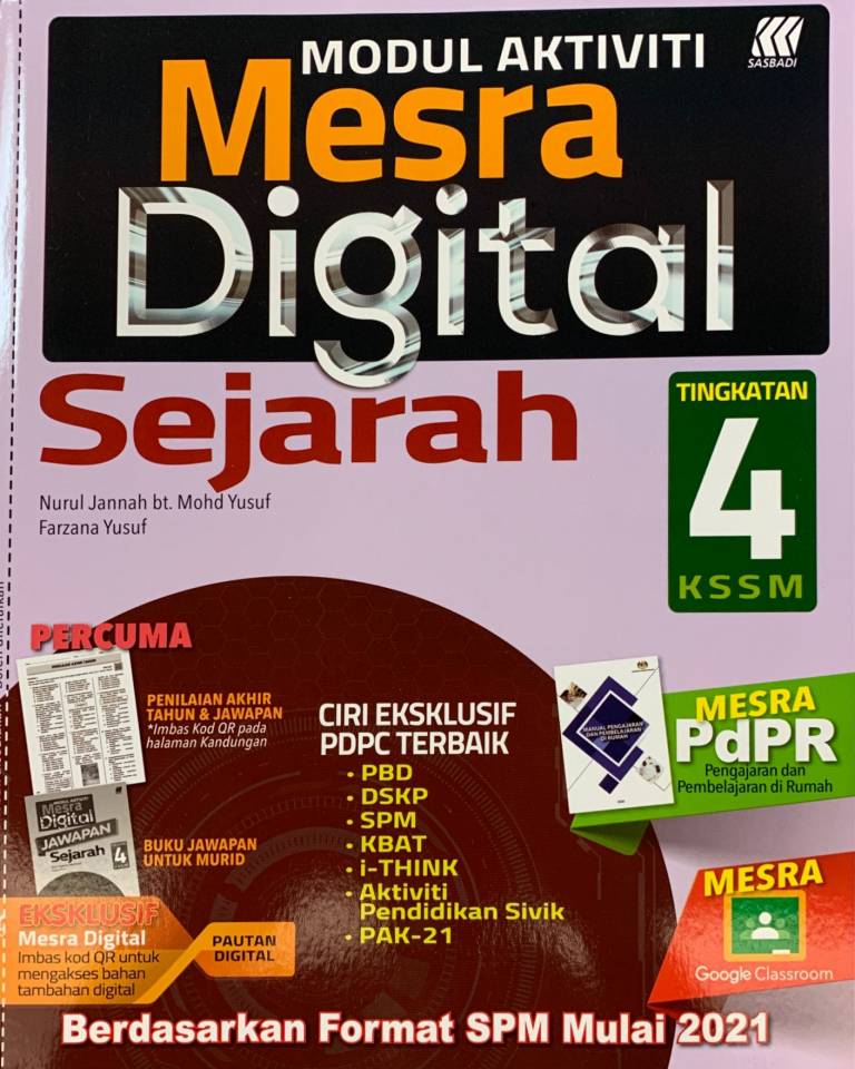 Jawapan Buku Modul Aktiviti Mesra Digital Bahasa Melayu Tingkatan 4