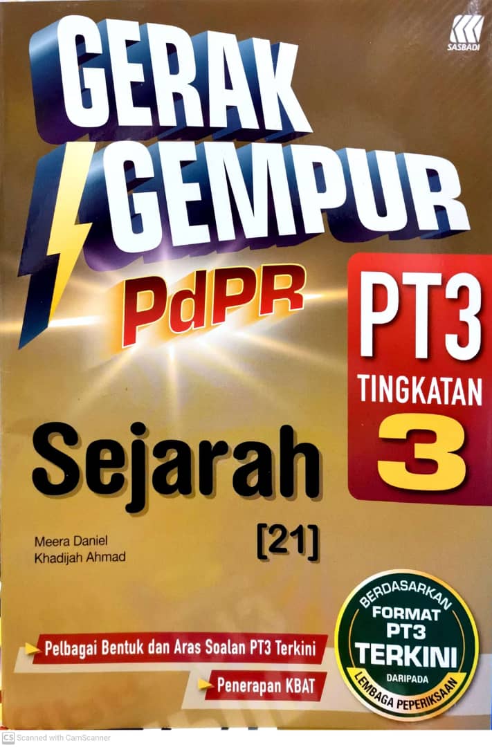 Gerak Gempur Pdpr Pt3 Sejarah Tingkatan 3 No 1 Online Bookstore Revision Book Supplier Malaysia