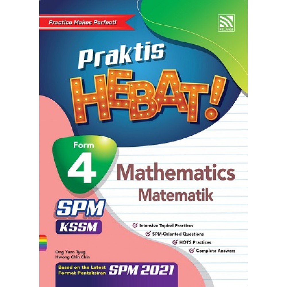 Praktis Hebat Spm Mathematics Tingkatan 4 No 1 Online Bookstore Revision Book Supplier Malaysia