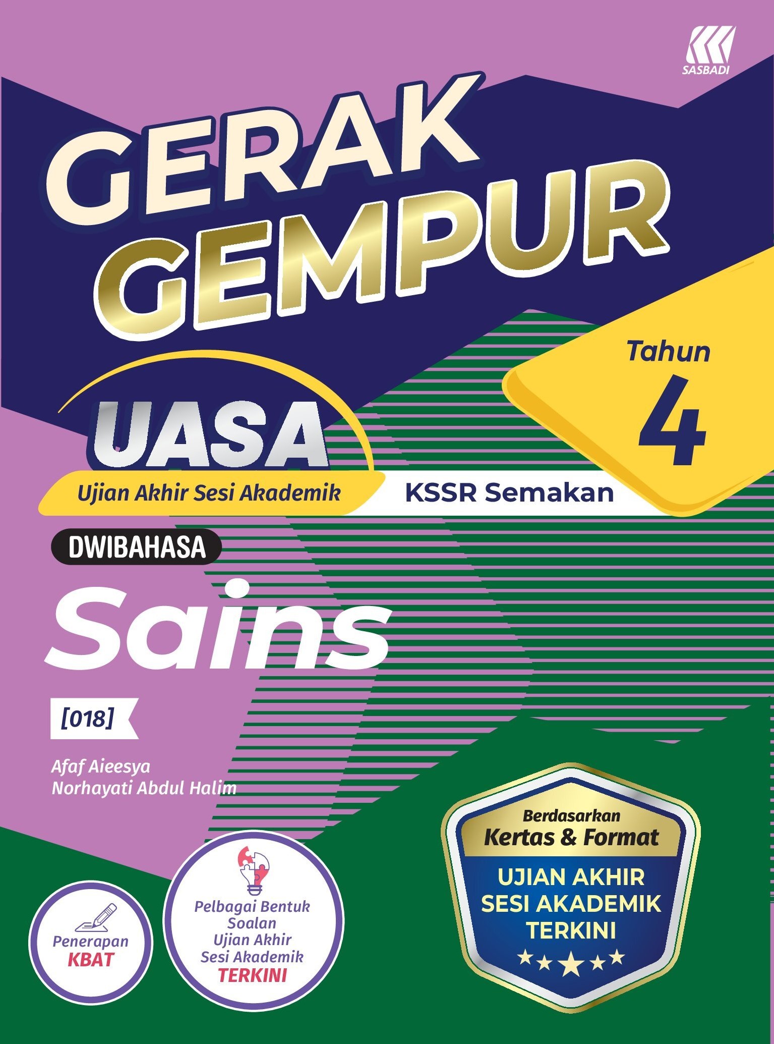 BUKU KERJA / LATIHAN 2023 GERAK GEMPUR UASA KSSR SAINS TAHUN 4 - No.1 ...