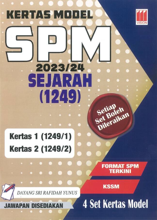 BUKU KERJA / LATIHAN KOLEKSI MODEL SPM 2023/24 SEJARAH - No.1 Online ...