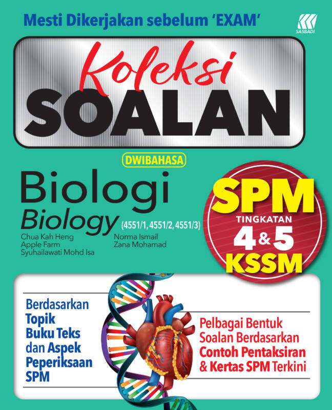 BUKU KERJA / LATIHAN 2023 KOLEKSI SOALAN SPM BIOLOGI (BIL) - No.1 ...