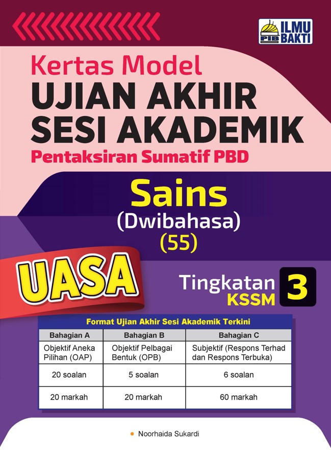 BUKU KERJA / LATIHAN 2023 KERTAS MODEL UASA SAINS (DWI) TINGKATAN 3 ...