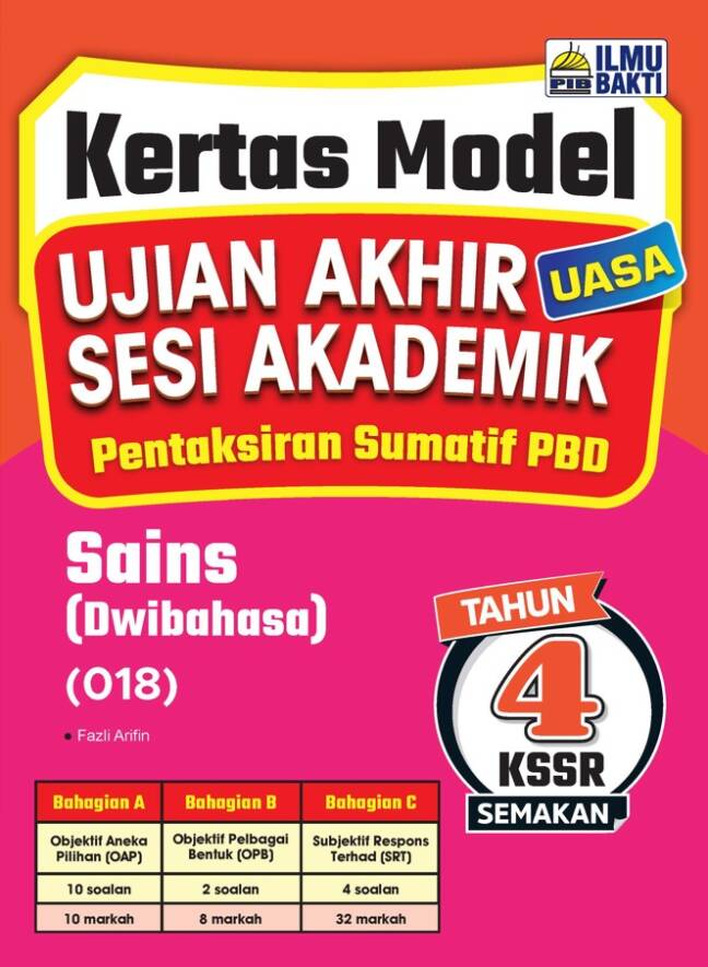 BUKU KERJA / LATIHAN 2024 KERTAS MODEL UASA SAINS TAHUN 4 - No.1 Online ...