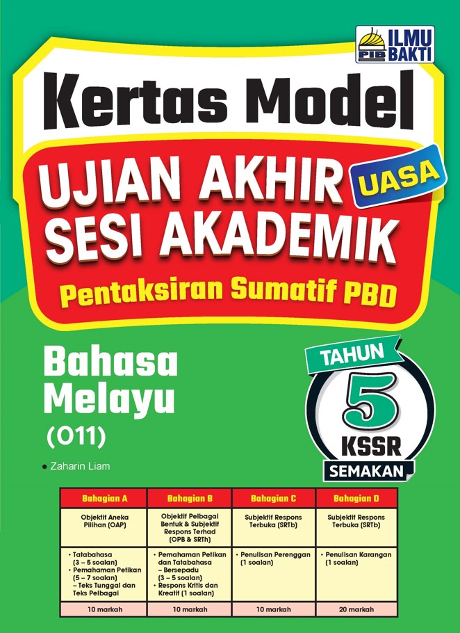 BUKU KERJA / LATIHAN 2024 KERTAS MODEL UASA BAHASA MELAYU TAHUN 5 - No ...