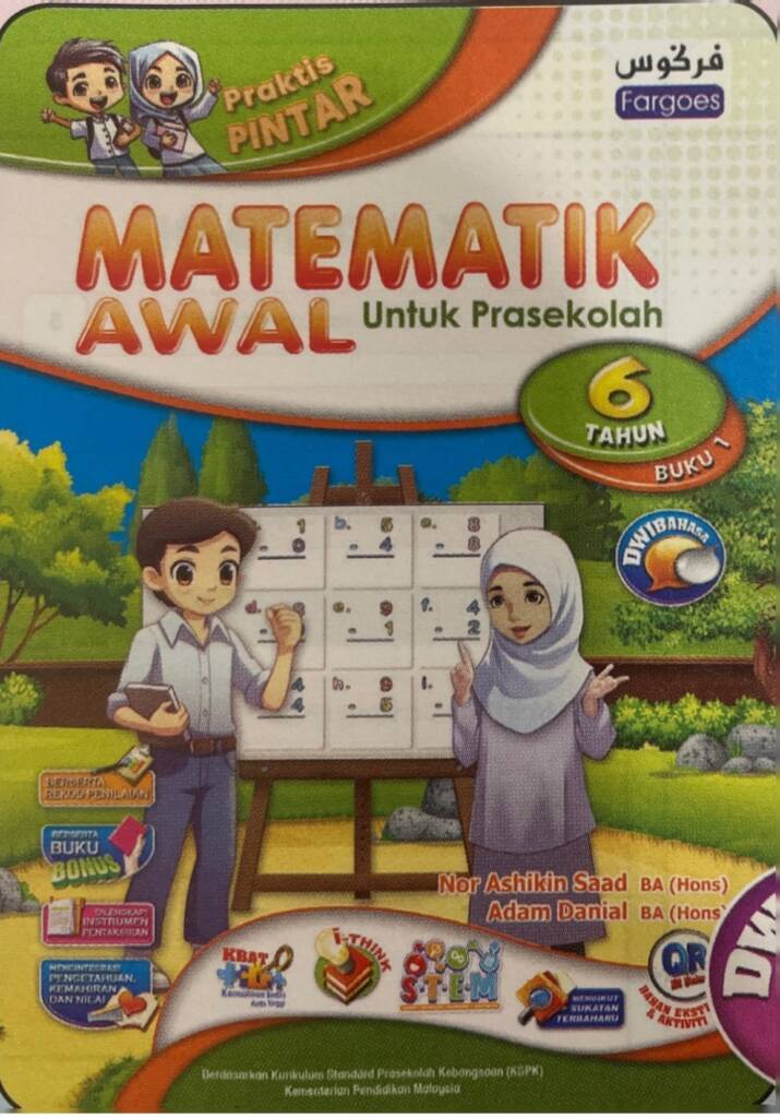 2024 BUKU KERJA / LATIHAN PRAKTIS PINTAR MATEMATIK AWAL BUKU 1 6 TAHUN ...