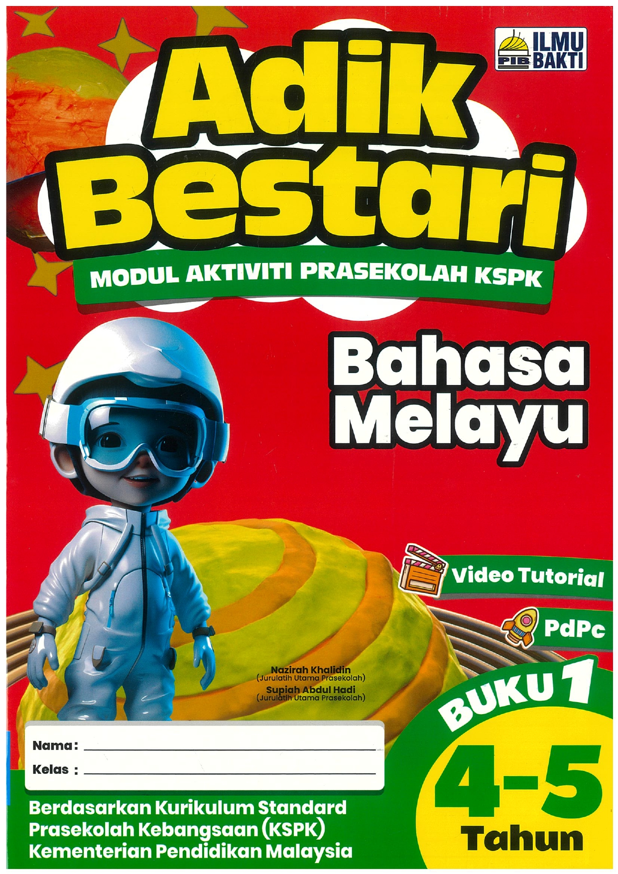 2024 BUKU KERJA / LATIHAN ADIK BESTARI BAHASA MELAYU 4-5 TAHUN BUKU 1 ...