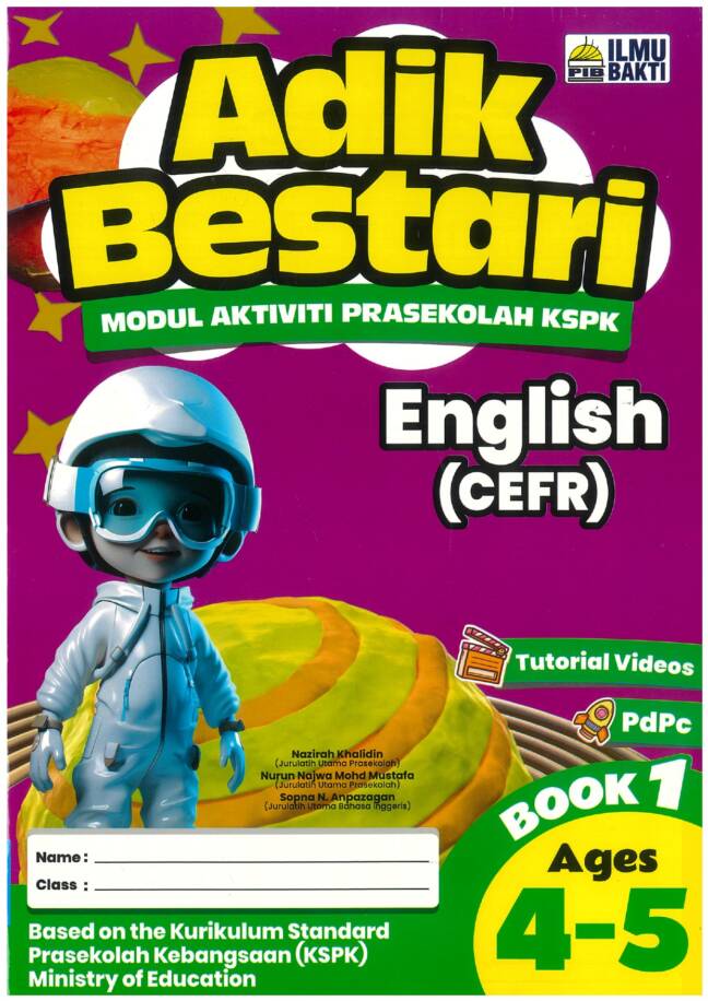 2024 BUKU KERJA / LATIHAN ADIK BESTARI ENGLISH CEFR AGES 4-5 BOOK 1 ...