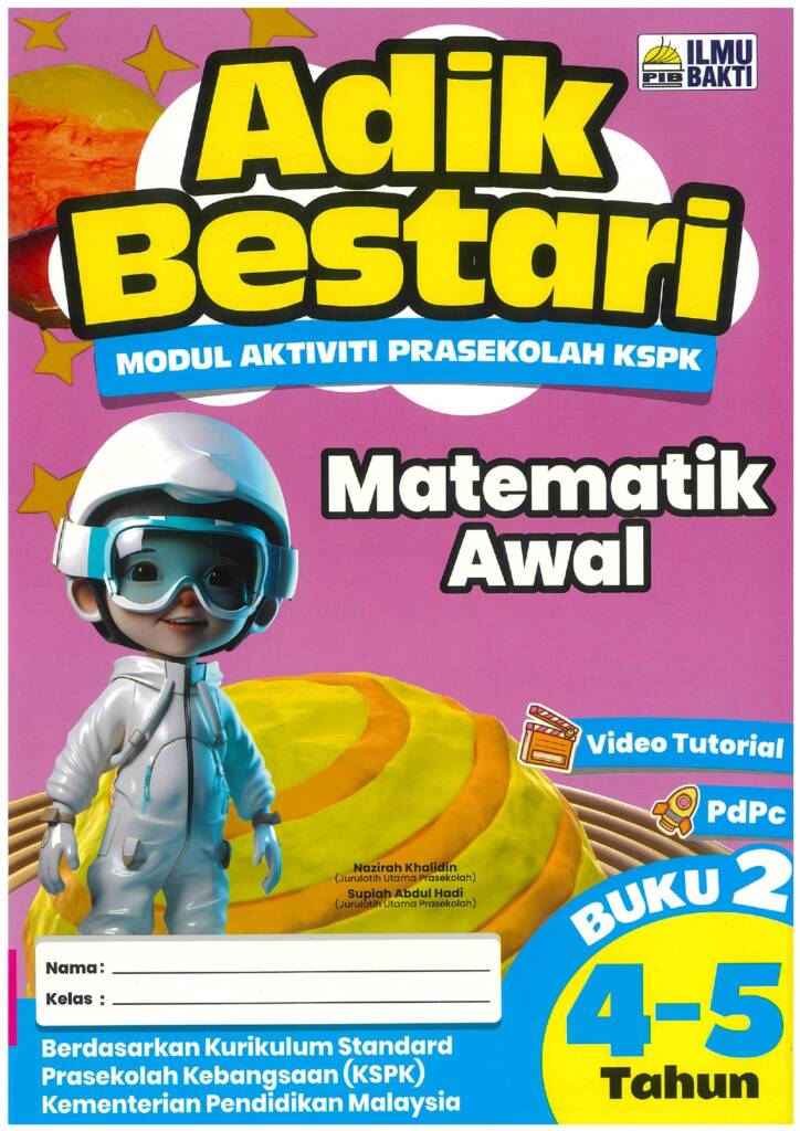 2024 BUKU KERJA / LATIHAN ADIK BESTARI MATEMATIK AWAL 4-5 TAHUN BUKU 2 ...