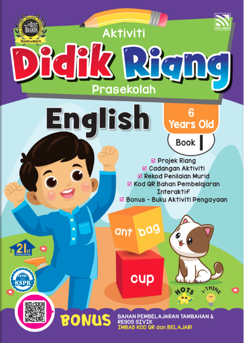 AKTIVITI DIDIK RIANG PRASEKOLAH ENGLISH 6 TAHUN BUKU 1 - No.1 Online ...