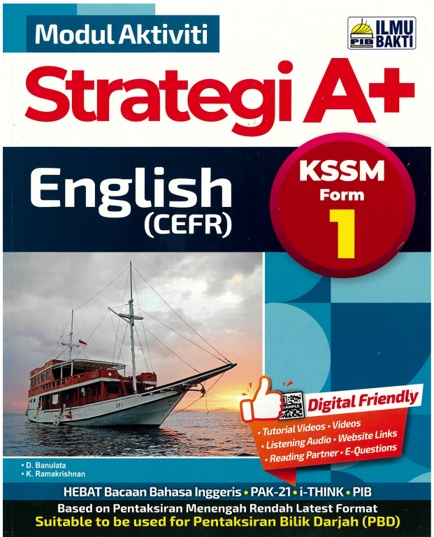 2024 STRATEGI A ENGLISH CEFR FORM 1 No 1 Online Bookstore Revision   9786294731998 