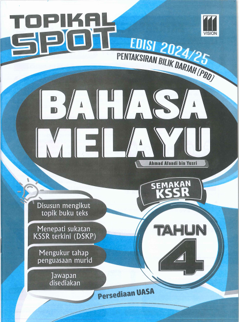 TOPIKAL SPOT 2024/25 BAHASA MELAYU TAHUN 4 - No.1 Online Bookstore ...